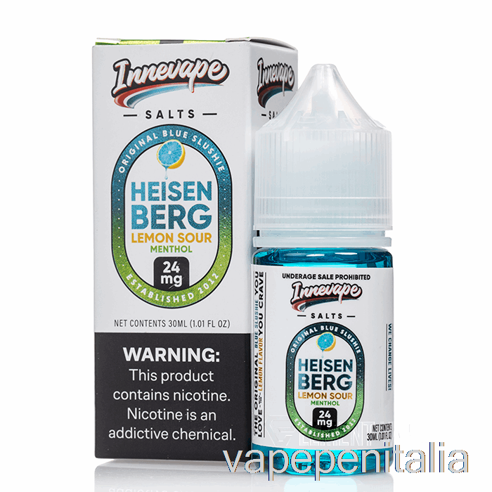 Vape Italia Heisenberg Lemon Sour Mentolo - Sali Innevape - 30ml 24mg